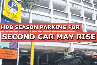 HDB season parking fee for second car may rise