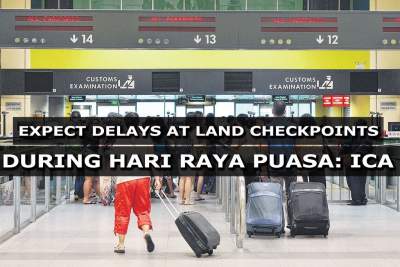 Expect delays at land checkpoints during Hari Raya Puasa: ICA