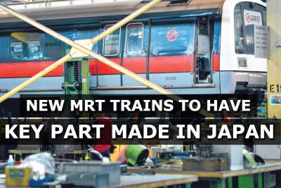 New MRT trains from China firm to have key part made in Japan
