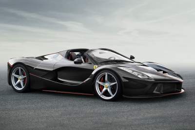 Ferrari reveals first photos of the open-top LaFerrari