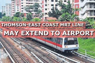 Thomson-East Coast MRT line could extend to Changi airport