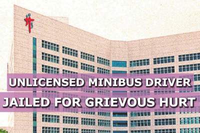 Unlicensed minibus driver jailed for crashing into elderly woman