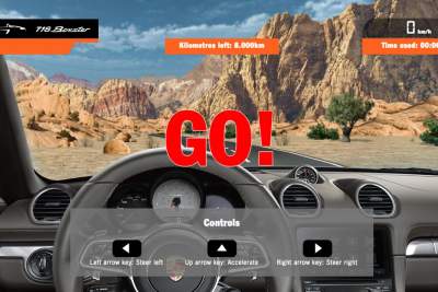 Porsche creates an online game to celebrate the arrival of the 718