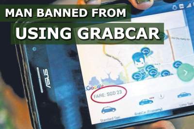 Man permanently banned from using ride-hailing platform GrabCar