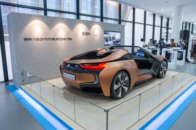 BMW i Vision Future Interaction concept car showcases in Singapore