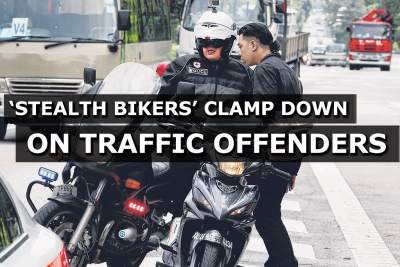 Traffic Police's 'stealth bikers' clamping down on traffic offenders