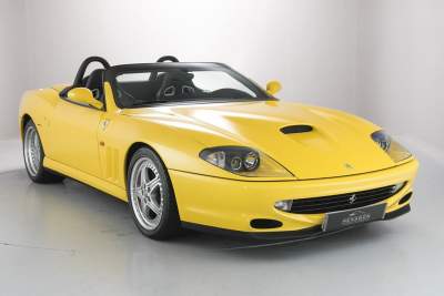 A pair or rare open-top modern classic Ferraris go on sale in the U.K.