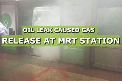 Oil leak in train's air-conditioning caused gas leak at Tanjong Pagar MRT