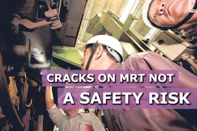 Khaw says cracks on MRT trains not a safety risk