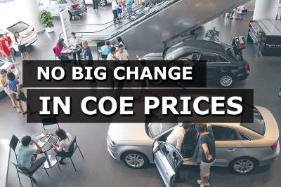 No big change in COE prices in second bidding exercise in August