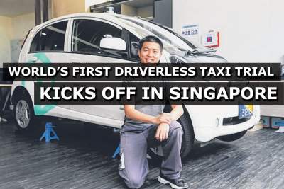 World's first driverless taxi trial kicks off in Singapore