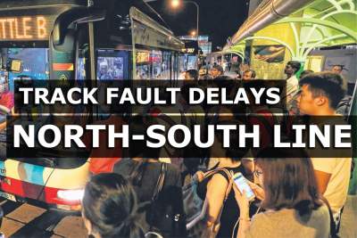 Slower train service on North-South Line due to track fault on Tuesday morning