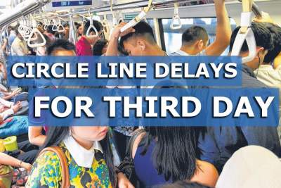 Morning rush hour delays on Circle Line for third day