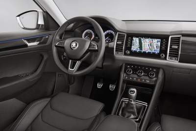 The new Skoda Kodiaq comes with a new interior design