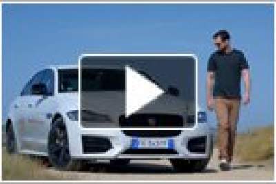 Nicholas Hoult takes on Smart Cone Challenge in Jaguar XF