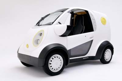 Honda and Kabuku unveil 3D printed Micro Commuter at CEATEC