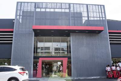 The ceremonious opening of the Seat Centre Singapore