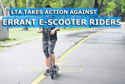 LTA takes action against errant e-scooter riders