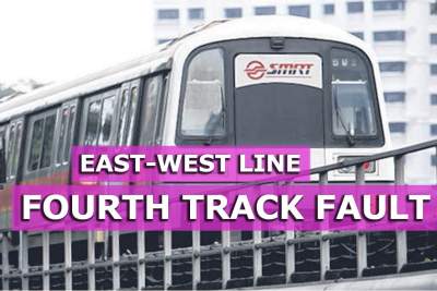 East-West Line delayed by track fault at Bugis station