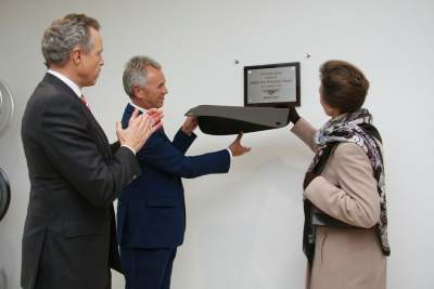 The Princess Royal opens Bentley Motors' new R&D centre