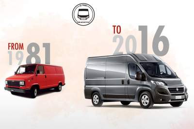 The ever-popular Fiat Ducato van celebrates its 35th birthday