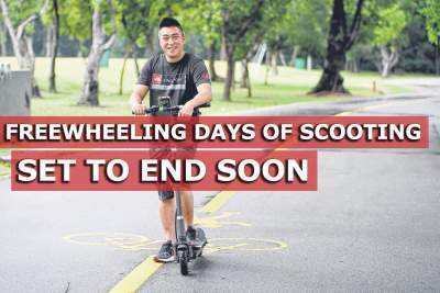 Freewheeling days of scooting set to end soon