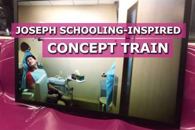 Joseph Schooling concept train to launch with SMRT; will run on Circle Line