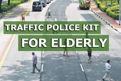 Traffic Police kit helps seniors to 'master' roads