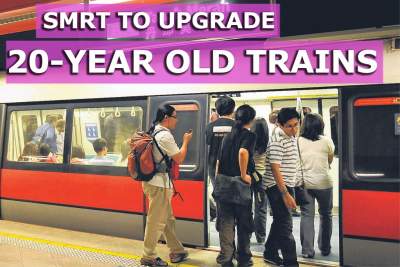 SMRT's 20-year old trains to be upgraded to boost reliability