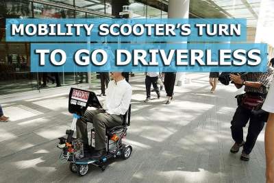 SMART puts previously developed software for driverless cars in a scooter