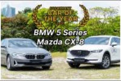 The BMW 5 Series and Mazda CX-8 are both smart looking and luxurious to be in