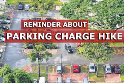 HDB and URA remind motorists about increased parking charges