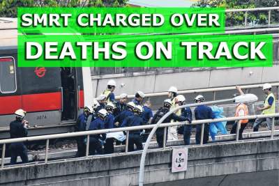 SMRT Trains and two employees charged over deaths of two on railway track