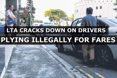 LTA cracks down on private cars plying illegally for fares