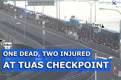 Accident at Tuas Checkpoint leaves one dead and two injured