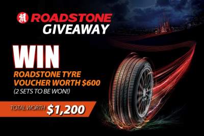 $600 worth of Roadstone vouchers to be won!