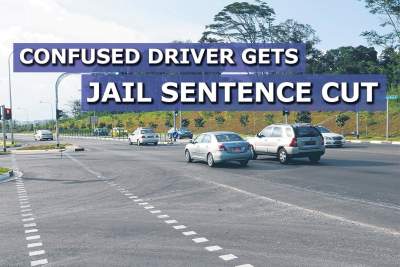 Driver who was confused by traffic signals gets sentence cut