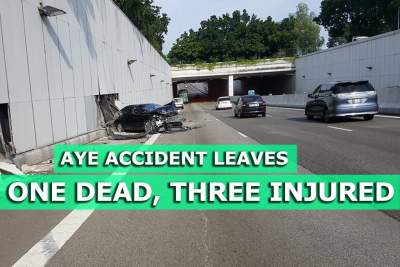 Accident on AYE leaves trail of destruction with one dead and three injured