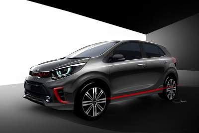 Kia Motors reveals first design details of the all new Picanto