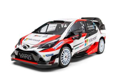 Toyota reveals the Yaris World Rally Championship car and its drivers