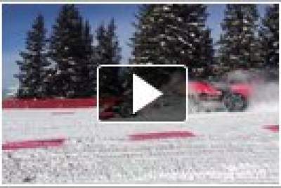 Red Bull takes to the slopes in a specially modified F1 car