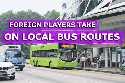 Foreign players take on local bus routes