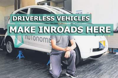 Driverless vehicles make inroads here