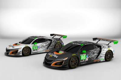 Acura reveals NSX GT3 race liveries and Rolex 24 driver pairings
