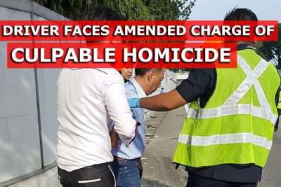 AYE crash culprit now faces amended charge of culpable homicide