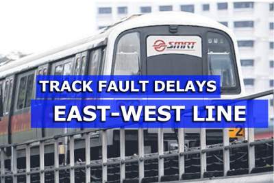 Delays on East-West Line on Wednesday morning due to track fault