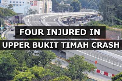 Four injured in two-vehicle collision