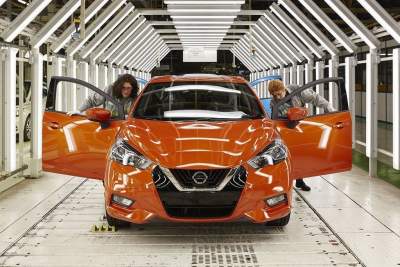 Production of all new Nissan March begins