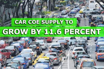 Car COE supply to grow by 11.6 percent for February to April quota period