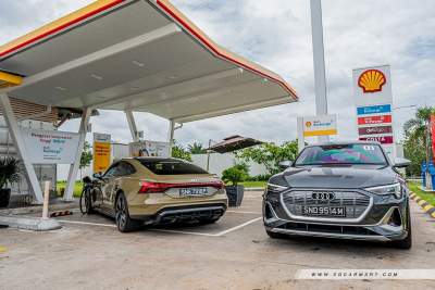 One charge up North (or down South)? Not quite, but with a bit of planning, Audi's e-tron family shows that's not too big of an issue